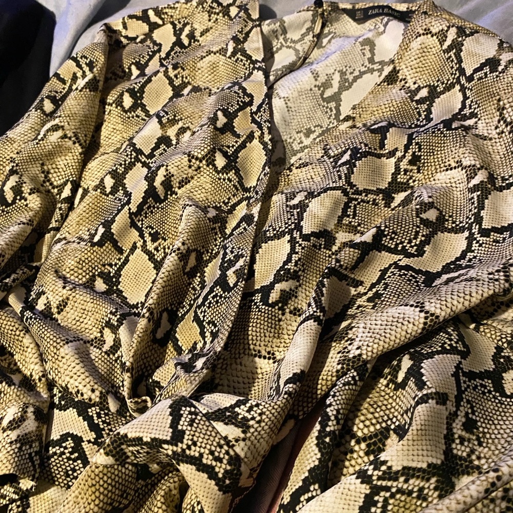 Zara Snake Pattern Jumpsuit